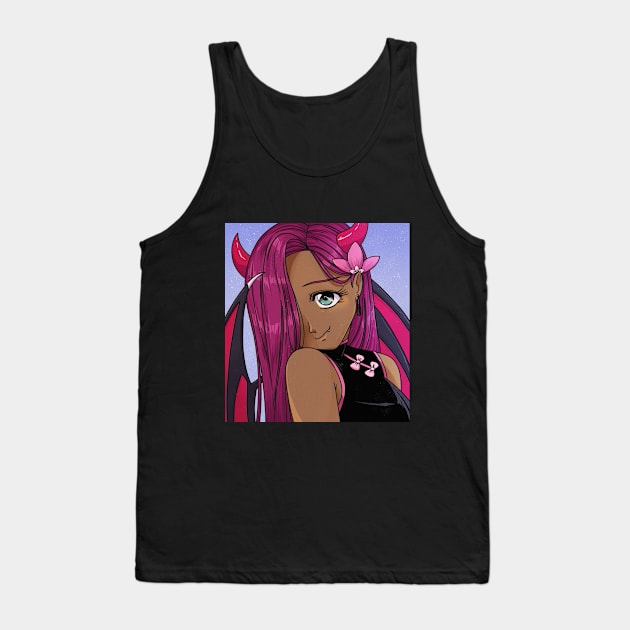 Devil girl Tank Top by Tomatosos